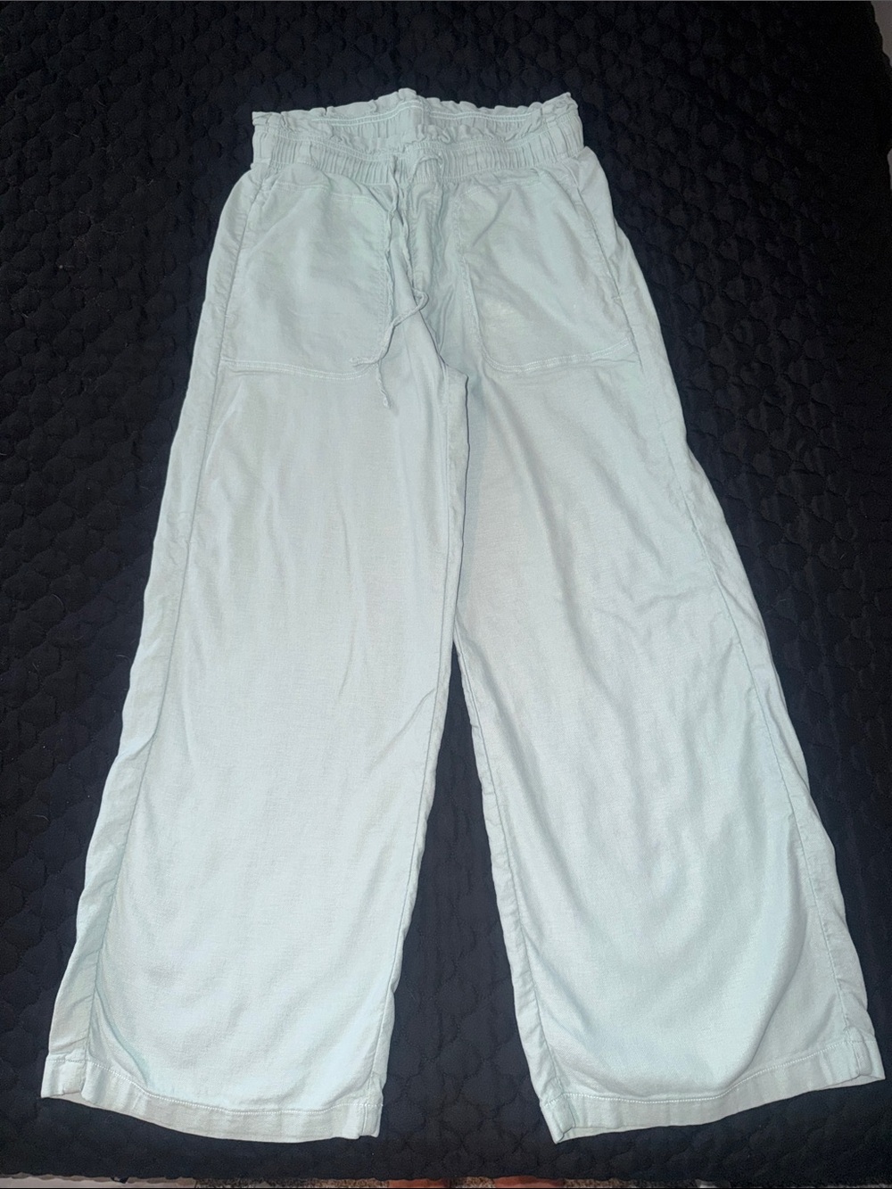 American Eagle Outfitters Kids Mint Wide-Leg Joggers